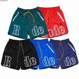 Designer hommes RH shorts shorts rhude limités été nager court longueur au genou rue entraînement sportif pantalons de plage mens shorts wonmen