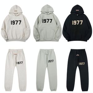 Designer Men's 1977 EssentialSweatShirts pantalon mode décontracté pantalon jogging hip hop essentielshoodie hommes sweat de haute qualité