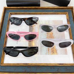 Designer heren en dames strandpaar zonnebril 20% korting op het merk Paris Biber Cat Eye Wind Ins Same BB0207