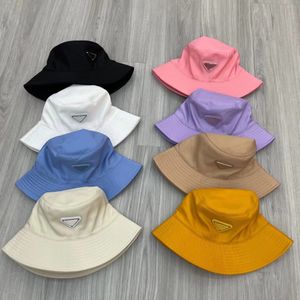 Designer bucket hats voor heren en dames Zonnebrandcrème hoeden nylon materiaal klassiek tijdloos outdoor casual hoeden modieuze strandhoeden