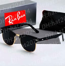 Lunettes de soleil pour hommes et femmes de créateurs Ray 3016 cadre en métal miroir de luxe polarisé lunettes de soleil à lentille UV400 version de haute qualité avec boîte