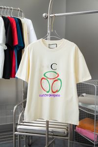 Designer T-shirt pour hommes et femmes Couple de luxe T-shirt pour hommes 100% coton Absorbant la sueur Robot Lettre Logo Imprimé Chemise à manches courtes Taille européenne M-4XL