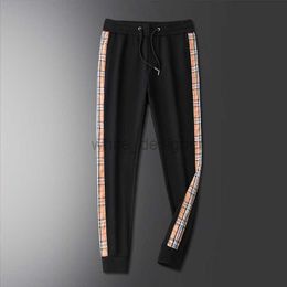 designer heren casual broek joggingbroek Koreaanse jeugdleggings geruite broek man mode sport casual broek