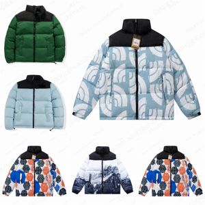 Chaqueta de plumón de diseñador para hombre parka con capucha estampado de alfabeto ropa de pareja abrigo rompevientos marrón informal grueso polvo azul chaqueta de invierno 29SN #