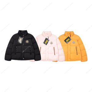 Veste en duvet pour hommes de concepteur hiver chaud coton rembourré femmes vêtements de ski en plein air 95% pur édredon blanc marque classique bras couleur bande broderie logo doudoune