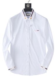 Camisa de vestir de diseñador para hombre Moda de negocios Camisa informal clásica con manga de baya Camisa ajustada de primavera para hombre de marca Ropa de diseñador Ropa de lujo M-3XL02