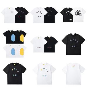 Diseñador de moda para hombre, marca Ha Xi Chao, camiseta de manga corta con letras impresas, camiseta para pareja de la misma calle, camiseta de té Ha Xi, vestido de verano