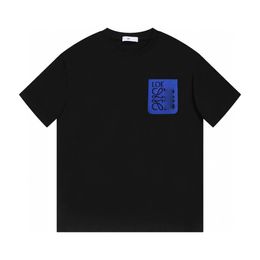 Camiseta de tendencia de moda para hombre de diseñador, camisa de manga corta de algodón con diseño degradado, polo informal diario para hombre, camisa de versión suelta