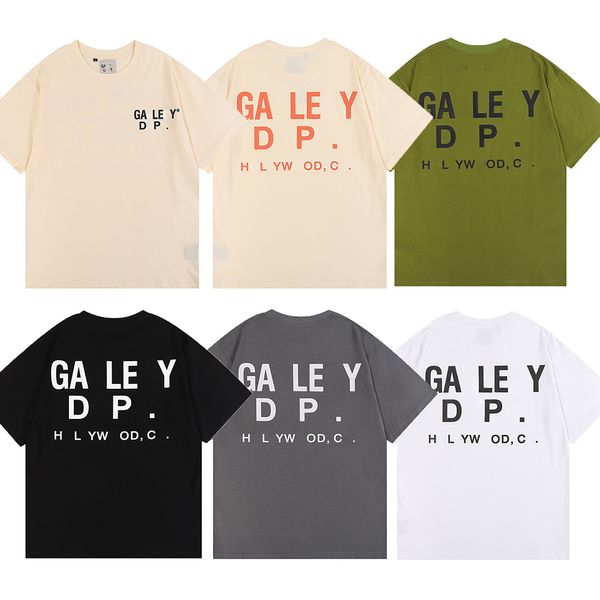 Designer Men's GalleryDept T-shirt Lettre imprimé hip hop Tendy Retro Tee Summer Men's Casual Loose Round Coun Gallary Dept Short Sleeve Top 156