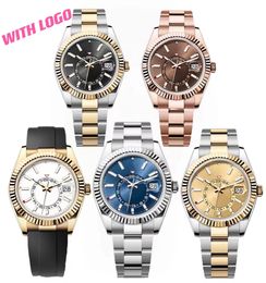 Designer heren hoge kwaliteit AAA 316L roestvrij staal kwaliteit Relojes 40MM automatisch uurwerk Mode waterdicht HD glazen horloge Menwatch High-end horloge