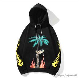 Designer heren hoodie hoodies palm sweatshirts voor man dames hoodied pullover top herfst ontwerper sweatshirt heren kleur grijs zwart rood maat s m l xl yz