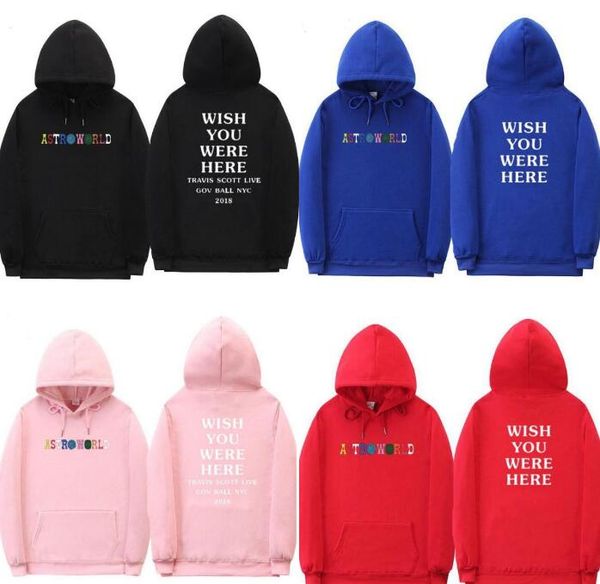 Sweats à capuche pour hommes Sweatshirts Astroworld Mode Lettre Imprimer Sweat à capuche Streetwear Femme Pull de haute qualité en plein air Sweat-shirt