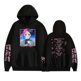 Sweats à capuche pour hommes de créateurs Nouveaux pulls à capes à capuche à capuche Lil Peep avec pull à capuche en velours