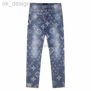 Designer Men's Jeans Brand Brand Jeans Designer Jeans Street Street Leisure and Entertainment Sports Jeans Motorcycle broderie Blue Jeans