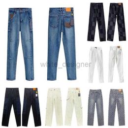 Designer Men's Jeans High Street Fashion Luxury Brand Men Designers Designers Jeans Slim Fit de haute qualité Jean