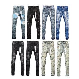 Designer Jeans pour hommes ple jeans Pantalons en denim Hommes ple Jeans Designer Jean hommes Pantalons Straight Design Retro Streetwear VIOLET marque jeans Pant30-40
