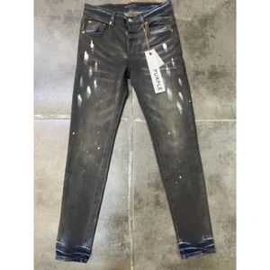 Designer jeans voor heren paarse jeans denim broek heren paarse jeans Designer Jean herenbroek recht ontwerp retro streetwear PAARSE merk jeans broek 522