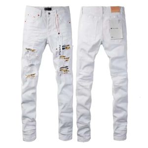 Jeans pour hommes de créateur Jeans violets pantalons en Denim Jeans violets pour hommes Jeans de créateur pour hommes pantalons droits Design rétro Streetwear PURPLE Brand Jeans Pant 696