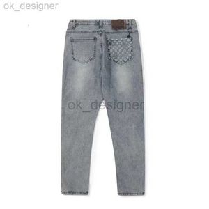 Designer Men's Jeans Trend Jeans Nouveau modèle lancé dans le printemps et l'été Original à chaud jeans super personnalisé Hardware Super Heavy Craftsmansh