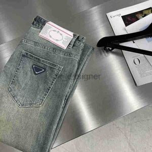 Designer Jeans pour hommes triangle en jean pour les hommes étirement de la mode mincer