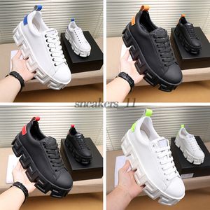 Designer Casual schoenen met veters voor heren Greca Labyrinth Chunky Sneakers Zwart Wit Dikke zolen Grieks sleutelmotief Ronde neus Veelkleurig Platform versas Sneakers