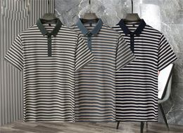 Designer Men's Men T-shirts à manches courtes T-shirt Polo Polo LETTRE DE HAUTE QUALITÉ PRESSION DES Vêtements Tee Tee Black and White Tees Asian Taille 6639