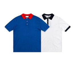 Designer Men's Men T-shirts à manches courtes T-shirt Polo Polo LETTRE DE HAUTE QUALITÉ PRESSION PRÉSENT