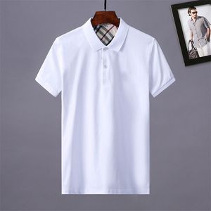 Designer Men's Men T-shirts à manches courtes T-shirt Polo LETTRE DE HAUTE QUALITÉ PRESSION PRESSE Vêtements Vêtements Tee Black and White Tees Asian Taille 6641