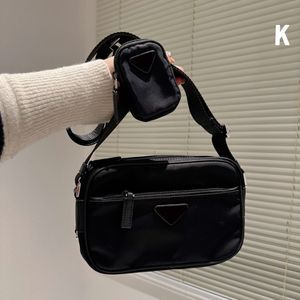 Diseñador Magno de cámara negra nueva para hombres Nylon Nylon Cross-Body Shoulder Bags