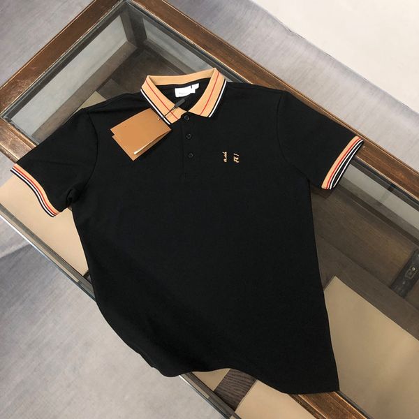 Camisa POLO de diseñador para hombre, logotipo bordado en el pecho de caballo de guerra clásico, color sólido, informal de negocios, todo en uno, traje de camiseta para hombre M-2XL qiao