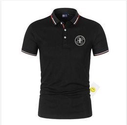 Designer Men's Polo Luxury Italien Men's T-shirts à manches courtes T-shirt Summer Mend Men's Casual