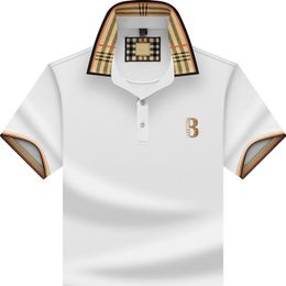 Diseñador Camiseta de polo para hombres Camiseta de verano para hombres Camiseta bordada camiseta de tendencia high street camiseta m-4xl