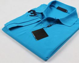 Designer Hommes Polos Chemises Big Horse Broderie Hommes T-shirt À Manches Courtes Original Single Lapel Shirt
