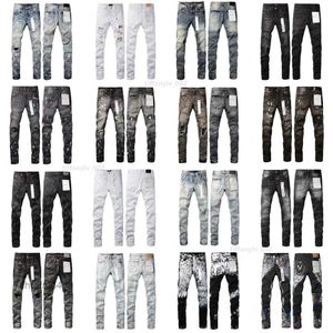 Designer heren paarse denim broek heren jeans Jean heren broek recht ontwerp retro streetwear paarse merk broek JNNE