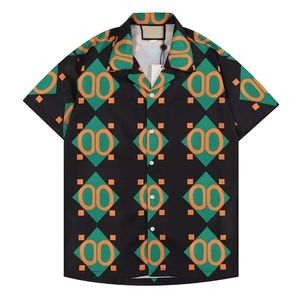 Camisas de diseñador para hombres Camisa de manga corta casual de lujo para hombres Carta clásica senior de alta calidad 14 tipos de color tamaño M-3XL top