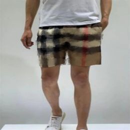 Shorts de créateurs pour hommes et maillots de bain pour femmes, vêtements de sport à carreaux, séchage rapide, luxe, qualité, soie, coton, Checked2155