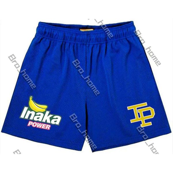 Designer Men's Shorts INAKA Imprimé de marque courte Summer Fashion American Casual Gym Shorts classiques Clothing Basketball Running Double Mesh IP Pattern Shorts 479