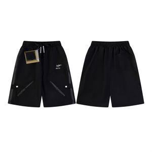 Designer herenshorts zomerstrandbroek katoen ademend zwart nylon shorts losse casual rits werkbroek maat m-xxl