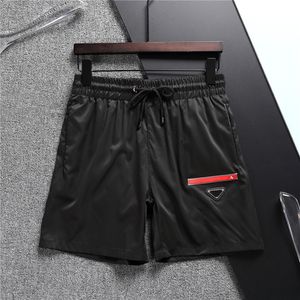 Designer heren shorts shorts zomer casual sport snel gedroogd ijzeren driehoek logo vezel strand shorts zwart-wit beschikbare Aziatische maten m-3xl