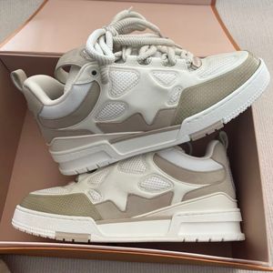 Designer heren skate sneakers mode ezel klassiek geprinte lederen dames b22 casual broodschoenen veter joggingschoenen b30