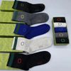 Designer Men's's Socks Luxury Lettre G Hommes Femmes Bas Stockages Fashion Souets seniors Coton Coton Coton Coton avec Top Box