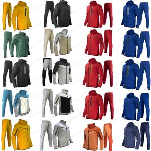 Diseñador de trajes deportivos para hombres, tecnología, pantalones de lana, pantalones de chándal, chaqueta deportiva, sudadera suelta con una sola cremallera, hombres, camuflaje, tamaño asiático.