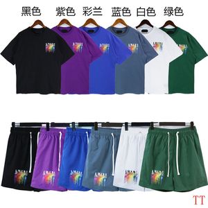 Designer Men's Sportswear Fashion Design T-shirt Chemise classique T-shirt et short 2 pièces Chemise courte Short S-XL