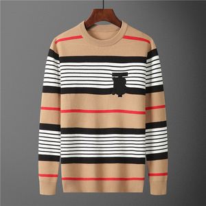 Pulls pour hommes de concepteur poitrine à capuche badge brodé logo sous-vêtements en laine chaude pull pour hommes en automne et en hiver pull à brassard pour hommes taille m-3XL pull