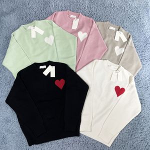 Designer heren truien brief hart geborduurde pullover heren sweatshirt losse casual pullover dames heren mode slijtage