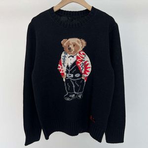 Designer Pulls pour hommes Femmes Pulls Cartoon RL Bear Femmes Haute QualitéVêtements d'hiver Mode À Manches Longues Pull Tricoté Coton Laine Coton Doux Moschion