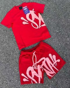 Designer Men's Syna World Tshirts Set Tee Imprimé Designer T-shirt Short Y2K Synaworld Tees Syna World Track Suit Graphic Syna Tshirt et Shorts Hip Hop Syna 532