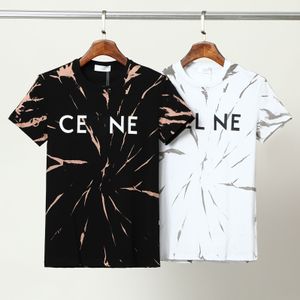 T-shirt de créateur pour hommes noir et blanc Starry Sky Classic Print mode décontractée luxe 100% coton de haute qualité chemise respirante chemise à manches de rue grande taille M-3XL