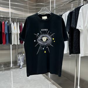 Designer Men's T-shirt katoenen bemanningsleden Casual met kort mouwen katoenen met katoen gedrukt met cartoon shirt US-maat S-XL Z16