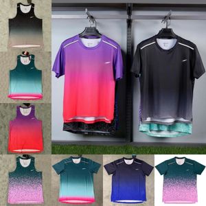 Designer heren T-shirt zomer mesh bodybuilding vest heren sneldrogende gymkleding sport tanktop basketbal mouwloos shirt fitness merk